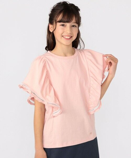 SHIPS / シップス Tシャツ | SHIPS KIDS:140〜150cm / はしご レース 半袖 TEE | 詳細1