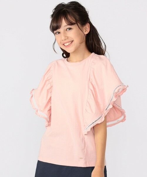 SHIPS / シップス Tシャツ | SHIPS KIDS:140〜150cm / はしご レース 半袖 TEE | 詳細4