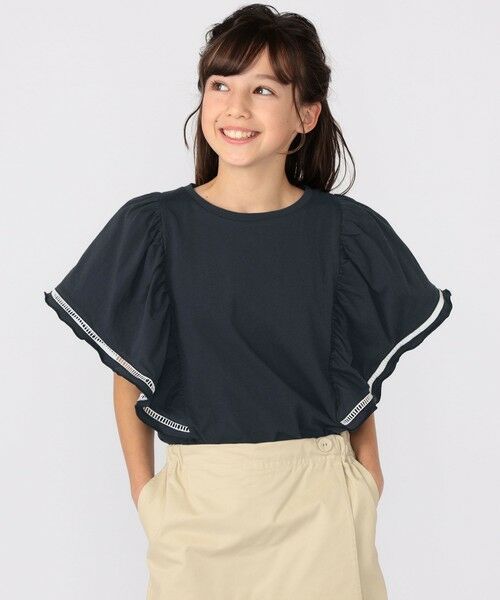SHIPS / シップス Tシャツ | SHIPS KIDS:140〜150cm / はしご レース 半袖 TEE | 詳細8