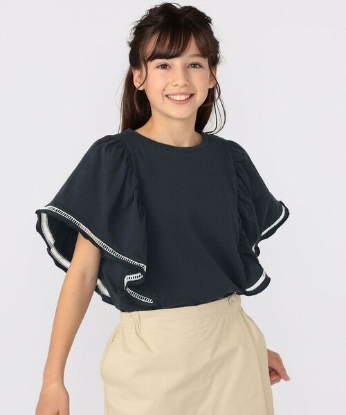 SHIPS / シップス Tシャツ | SHIPS KIDS:140〜150cm / はしご レース 半袖 TEE | 詳細9
