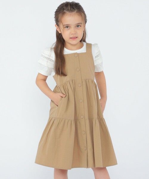 SHIPS / シップス Tシャツ | SHIPS KIDS:100〜130cm/袖レース デザイン Tシャツ | 詳細10