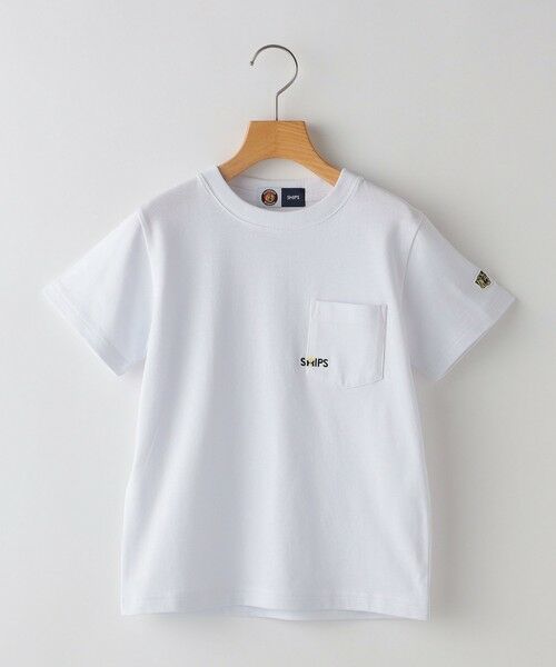 SHIPS / シップス Tシャツ | SHIPS KIDS:100〜140cm / 阪神タイガース マイクロ SHIPSロゴ ポケット Tシャツ(オフホワイト)