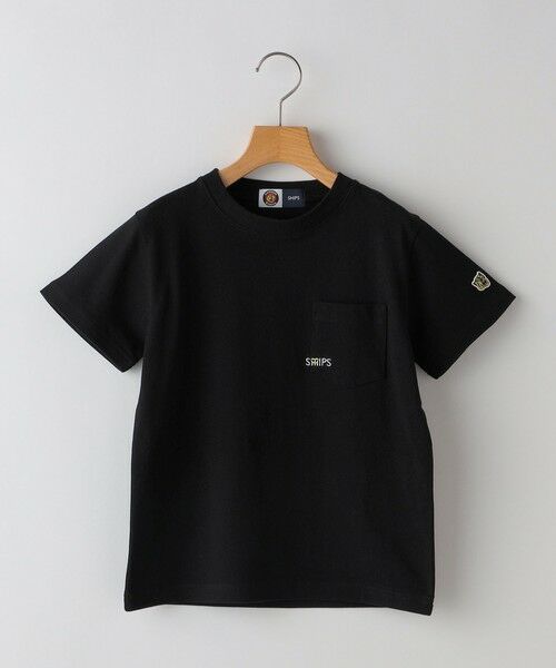 SHIPS / シップス Tシャツ | SHIPS KIDS:100〜140cm / 阪神タイガース マイクロ SHIPSロゴ ポケット Tシャツ(ブラック)