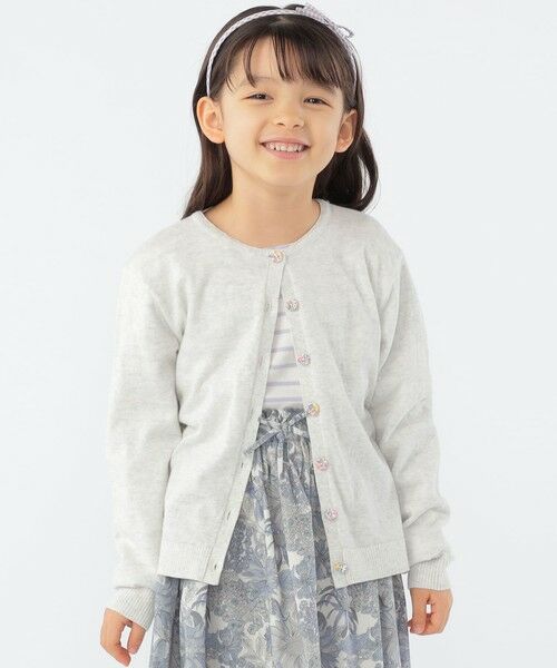 SHIPS / シップス カーディガン・ボレロ | SHIPS KIDS:100〜130cm / リバティ カーディガン | 詳細2