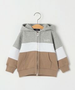 SHIPS / シップス カーディガン・ボレロ | SHIPS KIDS:80〜90cm / ロゴ フード ジップ パーカ