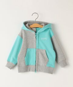 SHIPS / シップス カーディガン・ボレロ | SHIPS KIDS:80〜90cm / ロゴ フード ジップ パーカ