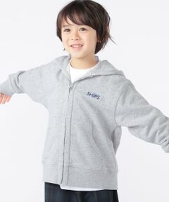 SHIPS / シップス カーディガン・ボレロ | SHIPS KIDS:100〜130cm / ロゴ フード ジップ パーカ