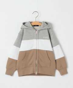 SHIPS / シップス カーディガン・ボレロ | SHIPS KIDS:100〜130cm / ロゴ フード ジップ パーカ