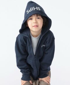 SHIPS / シップス カーディガン・ボレロ | SHIPS KIDS:100〜130cm / ロゴ フード ジップ パーカ
