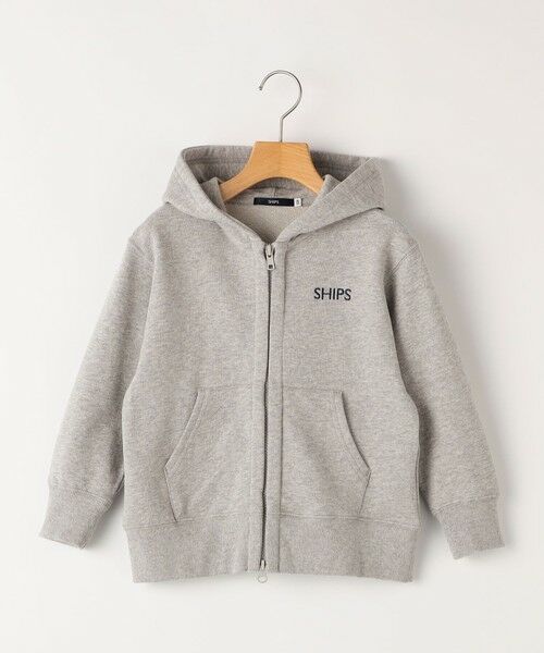 SHIPS / シップス カーディガン・ボレロ | SHIPS KIDS:100〜130cm / ロゴ フード ジップ パーカ | 詳細11