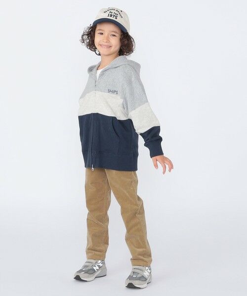 SHIPS / シップス カーディガン・ボレロ | SHIPS KIDS:100〜130cm / ロゴ フード ジップ パーカ | 詳細22