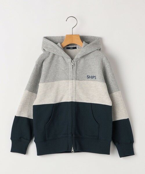 SHIPS / シップス カーディガン・ボレロ | SHIPS KIDS:100〜130cm / ロゴ フード ジップ パーカ | 詳細23