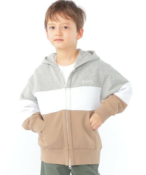 SHIPS / シップス カーディガン・ボレロ | SHIPS KIDS:100〜130cm / ロゴ フード ジップ パーカ | 詳細22