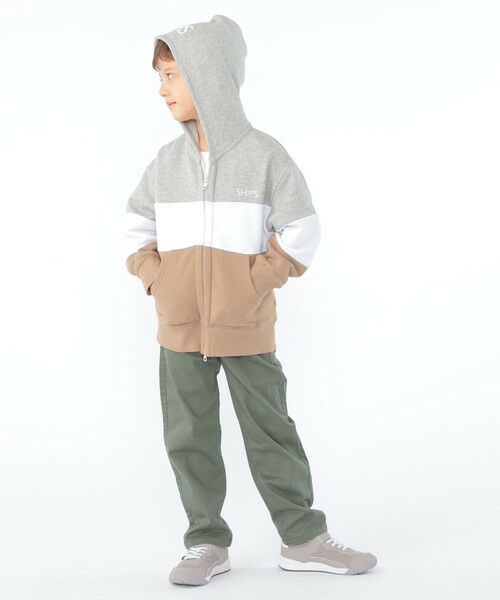 SHIPS / シップス カーディガン・ボレロ | SHIPS KIDS:100〜130cm / ロゴ フード ジップ パーカ | 詳細24