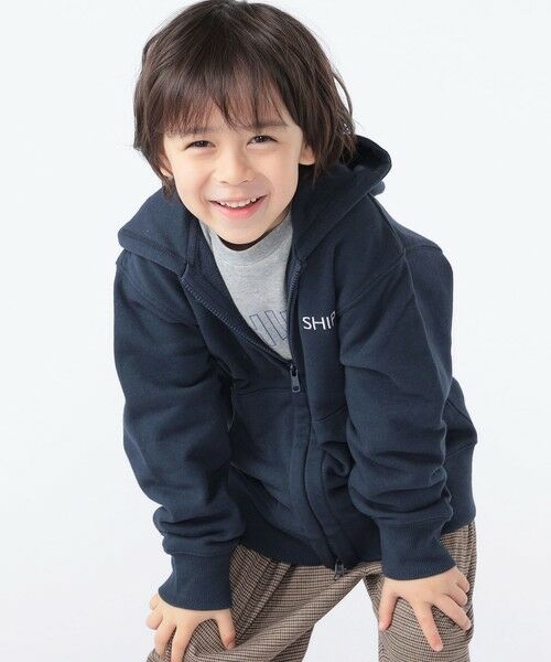 SHIPS / シップス カーディガン・ボレロ | SHIPS KIDS:100〜130cm / ロゴ フード ジップ パーカ | 詳細29