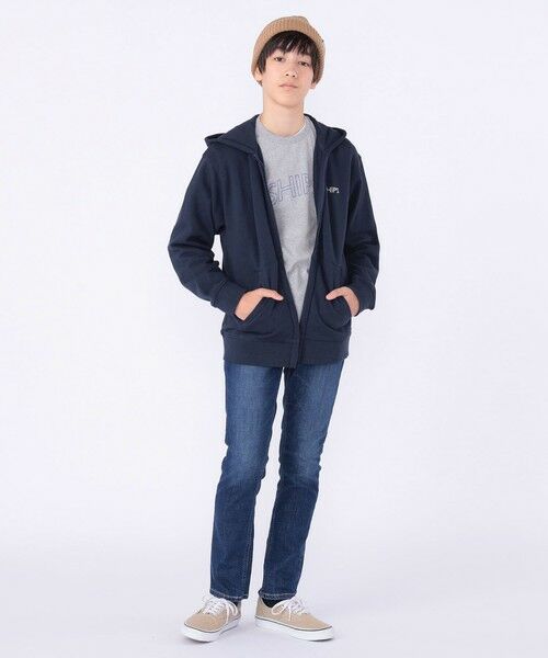 SHIPS / シップス カーディガン・ボレロ | SHIPS KIDS:140〜160cm / ロゴ フード ジップ パーカ | 詳細16