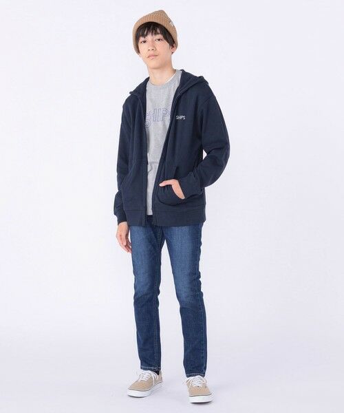 SHIPS / シップス カーディガン・ボレロ | SHIPS KIDS:140〜160cm / ロゴ フード ジップ パーカ | 詳細17