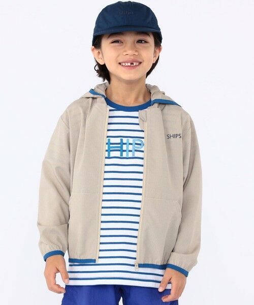 SHIPS / シップス カーディガン・ボレロ | SHIPS KIDS:100〜130cm /〈UVカット〉ジップ パーカ | 詳細1