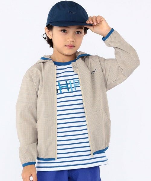 SHIPS / シップス カーディガン・ボレロ | SHIPS KIDS:100〜130cm /〈UVカット〉ジップ パーカ | 詳細2