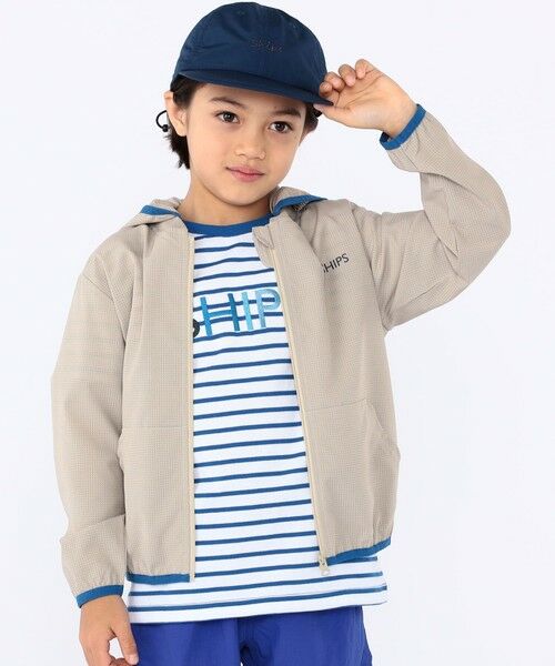 SHIPS / シップス カーディガン・ボレロ | SHIPS KIDS:100〜130cm /〈UVカット〉ジップ パーカ | 詳細3