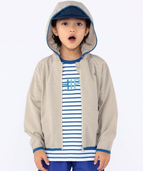 SHIPS / シップス カーディガン・ボレロ | SHIPS KIDS:100〜130cm /〈UVカット〉ジップ パーカ | 詳細4