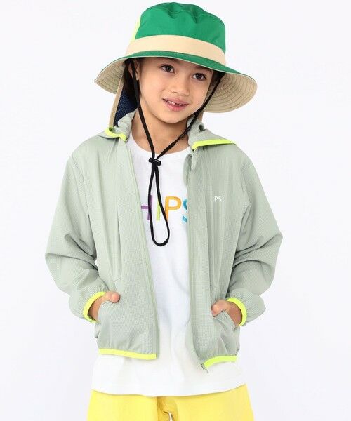 SHIPS / シップス カーディガン・ボレロ | SHIPS KIDS:100〜130cm /〈UVカット〉ジップ パーカ | 詳細10