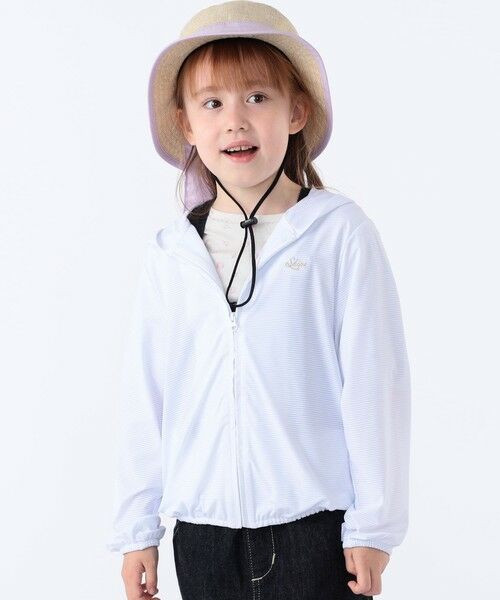 SHIPS / シップス カーディガン・ボレロ | SHIPS KIDS:100〜130cm /〈接触冷感/UVカット〉サンシェード フーディー | 詳細2