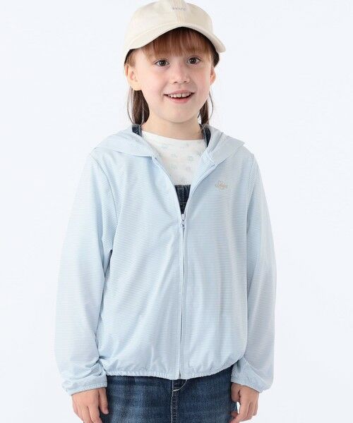 SHIPS / シップス カーディガン・ボレロ | SHIPS KIDS:100〜130cm /〈接触冷感/UVカット〉サンシェード フーディー | 詳細10