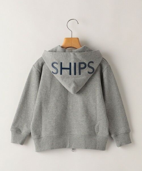 SHIPS / シップス カーディガン・ボレロ | SHIPS KIDS:100〜130cm / ロゴ フード ジップ パーカー | 詳細7