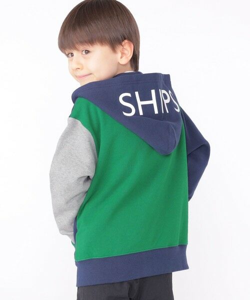 SHIPS / シップス カーディガン・ボレロ | SHIPS KIDS:100〜130cm / ロゴ フード ジップ パーカー | 詳細18