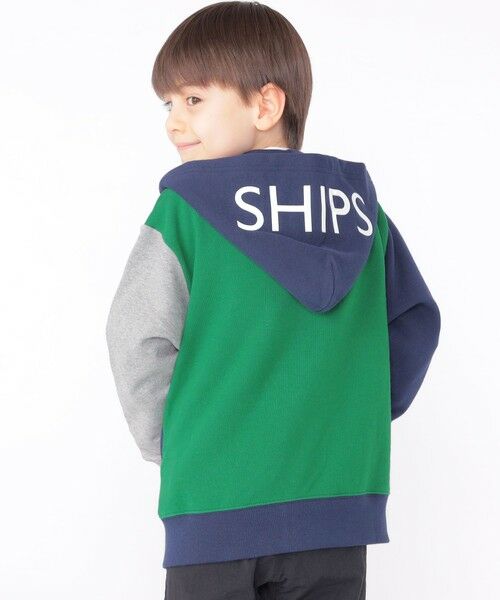 SHIPS / シップス カーディガン・ボレロ | SHIPS KIDS:100〜130cm / ロゴ フード ジップ パーカー | 詳細19