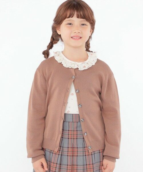 SHIPS / シップス カーディガン・ボレロ | SHIPS KIDS:100〜130cm / リバティ カーディガン | 詳細1