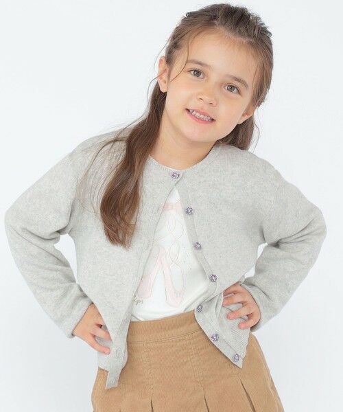 SHIPS / シップス カーディガン・ボレロ | SHIPS KIDS:100〜130cm / リバティ ニット カーディガン | 詳細3