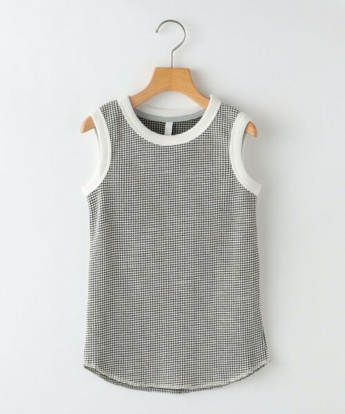 SHIPS / シップス タンクトップ | MOUN TEN.:95〜140cm / バイカラー ワッフル タンクトップ | 詳細9