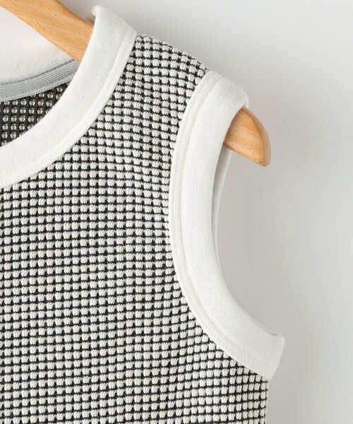 SHIPS / シップス タンクトップ | MOUN TEN.:95〜140cm / バイカラー ワッフル タンクトップ | 詳細12