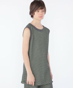 SHIPS / シップス タンクトップ | MOUN TEN.:160cm / バイカラー ワッフル タンクトップ