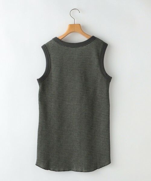 SHIPS / シップス タンクトップ | MOUN TEN.:160cm / バイカラー ワッフル タンクトップ | 詳細13