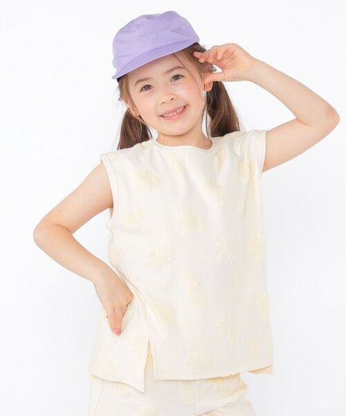 SHIPS / シップス タンクトップ | SHIPS KIDS:100cm〜130cm / パイル ジャカード ノースリーブ TEE | 詳細1