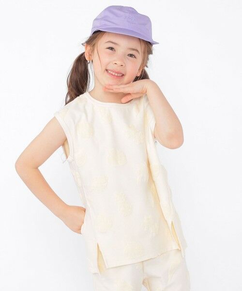 SHIPS / シップス タンクトップ | SHIPS KIDS:100cm〜130cm / パイル ジャカード ノースリーブ TEE | 詳細2
