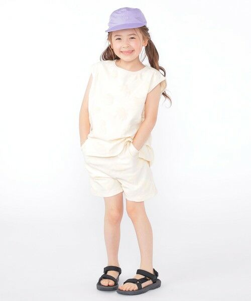 SHIPS / シップス タンクトップ | SHIPS KIDS:100cm〜130cm / パイル ジャカード ノースリーブ TEE | 詳細3