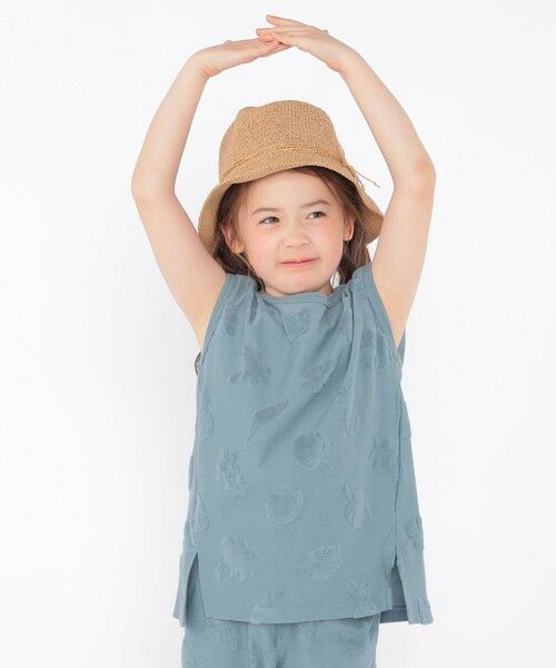 SHIPS / シップス タンクトップ | SHIPS KIDS:100cm〜130cm / パイル ジャカード ノースリーブ TEE | 詳細19