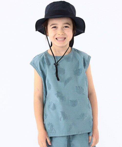 SHIPS / シップス タンクトップ | SHIPS KIDS:100cm〜130cm / パイル ジャカード ノースリーブ TEE | 詳細23