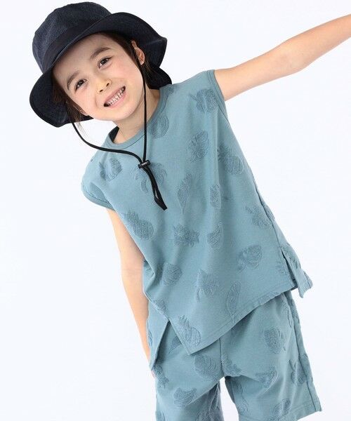 SHIPS / シップス タンクトップ | SHIPS KIDS:100cm〜130cm / パイル ジャカード ノースリーブ TEE | 詳細25