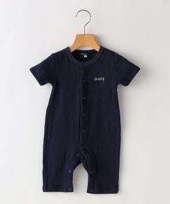 SHIPS / シップス ベビー・キッズグッズ | SHIPS KIDS:70〜80cm / ロゴ 半袖 ロンパース