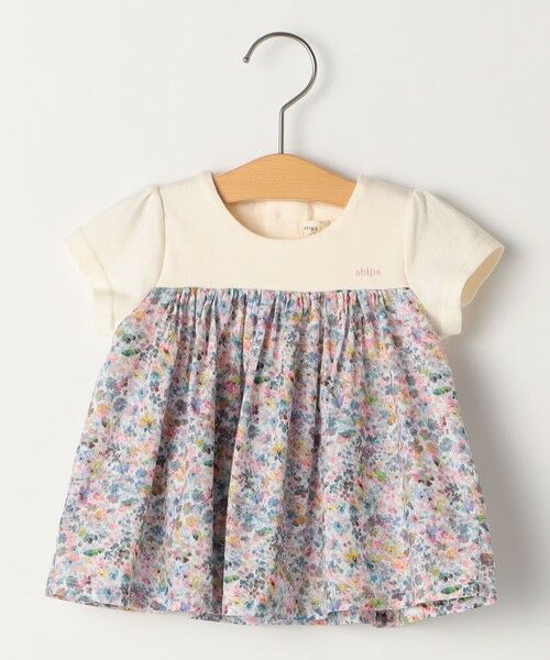 SHIPS / シップス ベビー・キッズグッズ | SHIPS KIDS:70〜80cm / フラワー 半袖 セット ロンパース | 詳細1
