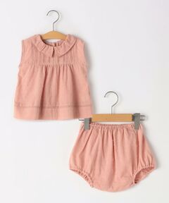 SHIPS / シップス ベビー・キッズグッズ | SHIPS KIDS:70~80cm / レース セット ロンパース
