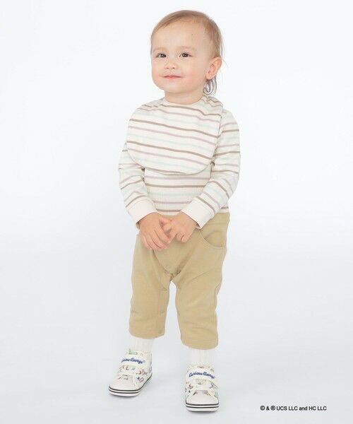 SHIPS / シップス ベビー・キッズグッズ | SHIPS KIDS:70〜80cm / オーガニック コットン ボーダー ロンパース | 詳細6