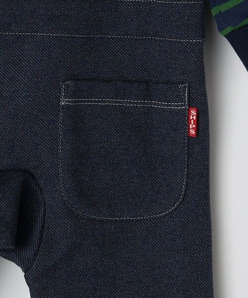 SHIPS / シップス ベビー・キッズグッズ | SHIPS KIDS:70〜80cm / オーガニック コットン ボーダー ロンパース | 詳細16