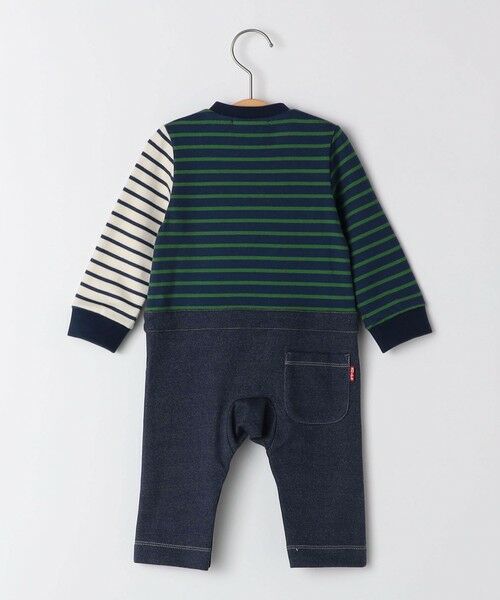 SHIPS / シップス ベビー・キッズグッズ | SHIPS KIDS:70〜80cm / オーガニック コットン ボーダー ロンパース | 詳細9