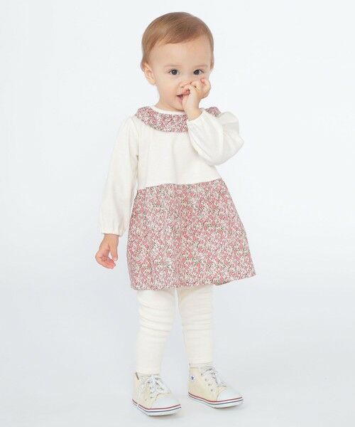 SHIPS / シップス ベビー・キッズグッズ | SHIPS KIDS:70〜80cm / フラワー レギンス セットロン パース | 詳細3